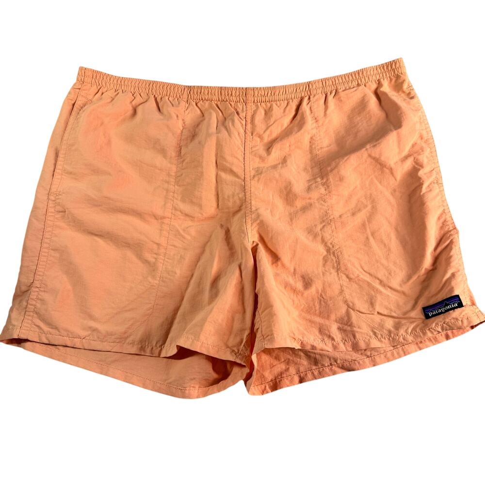 Patagonia Baggies Shorts Mens Large Peach Salmon 5" Lined Swim Athletic